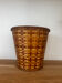 Vintage wicker basket or paper bin