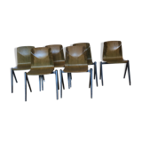 Thur op seat s22 galvanitas chairs, set of 6