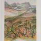 Lithographies Montagne Sainte Victoire, par Camille Hilaire
