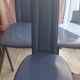 6 David Lange leather chairs, 1970/80