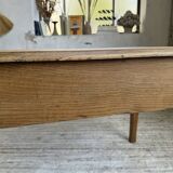 Oak desk with spindle legs, 1950s