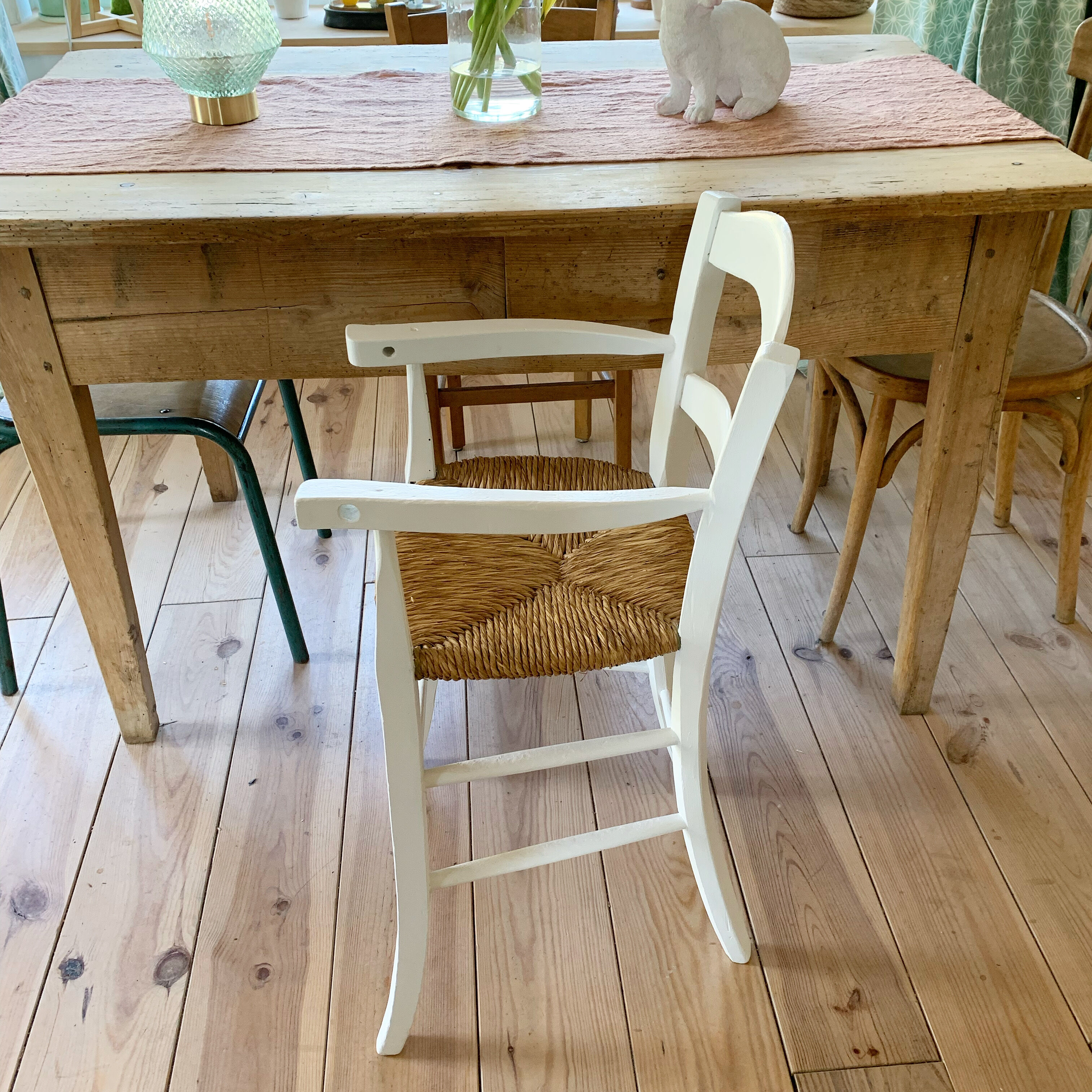 Vintage high chair for children