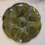 6 assiettes à huitres Gien