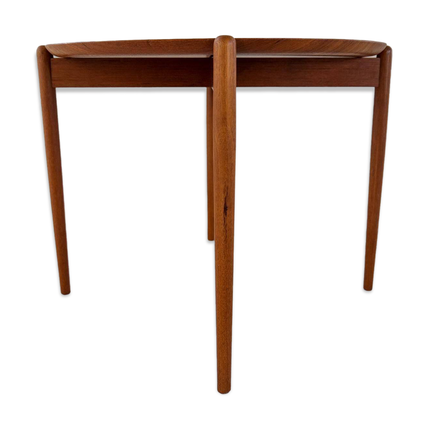 Mid-century modern teak side table/tray Sweden 1960s