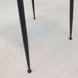 Set of 4 Italian Metal Dining Chairs, 1960's