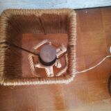 Artisanal rope lamp 60/70's