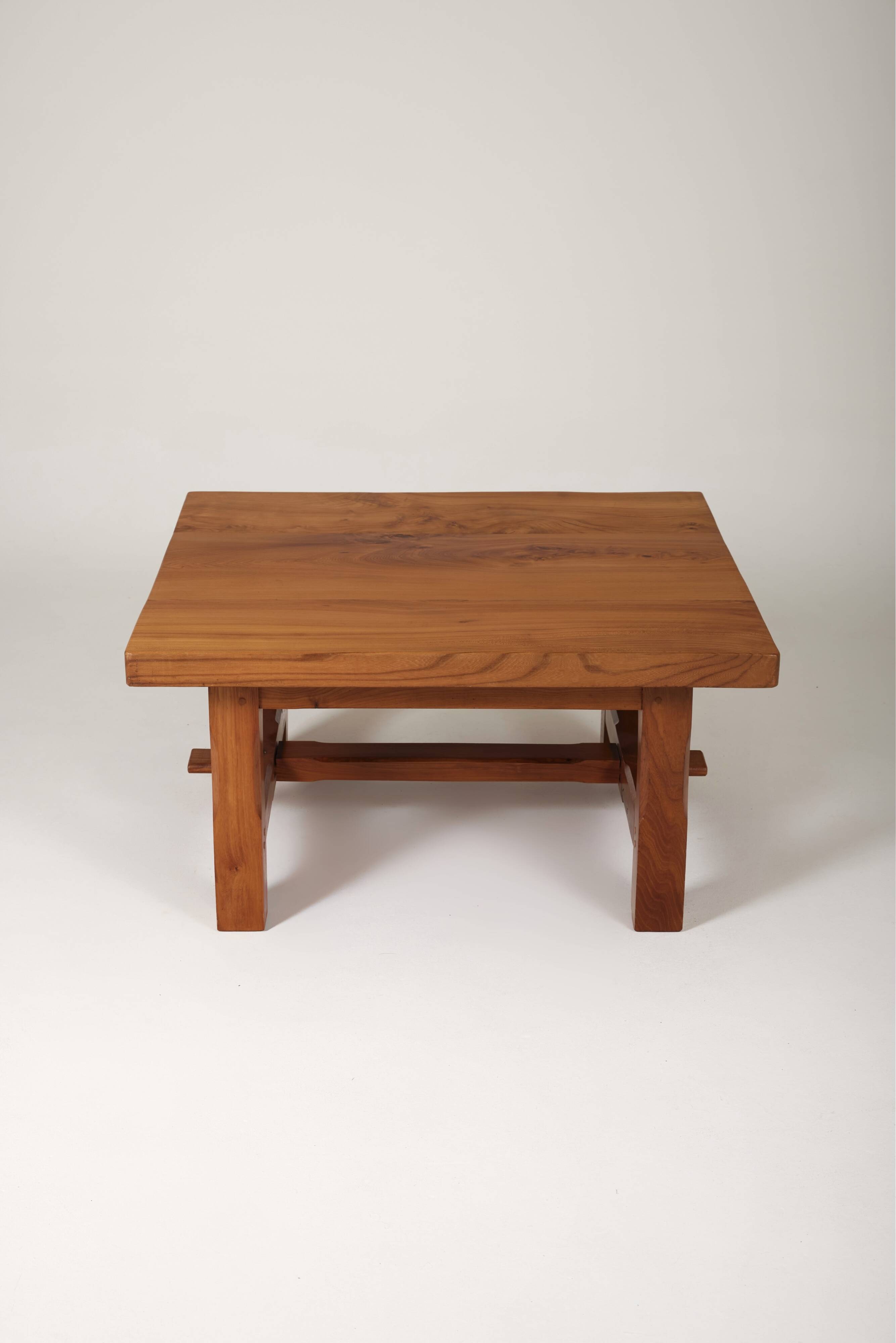 Solid wood coffee table