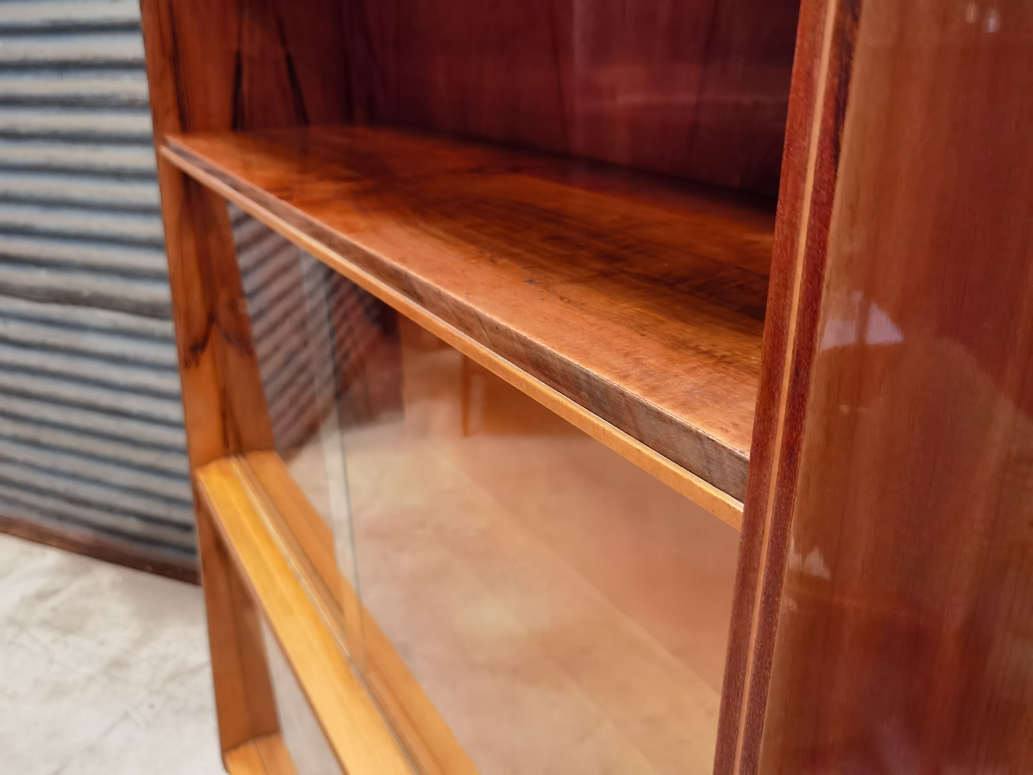 František Jirák Glass Library for Tatra Nabytok