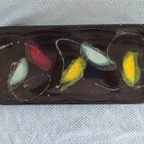 Multicoloured rectangular vintage pocket organiser