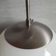 Ceiling light in opaline and chrome metal