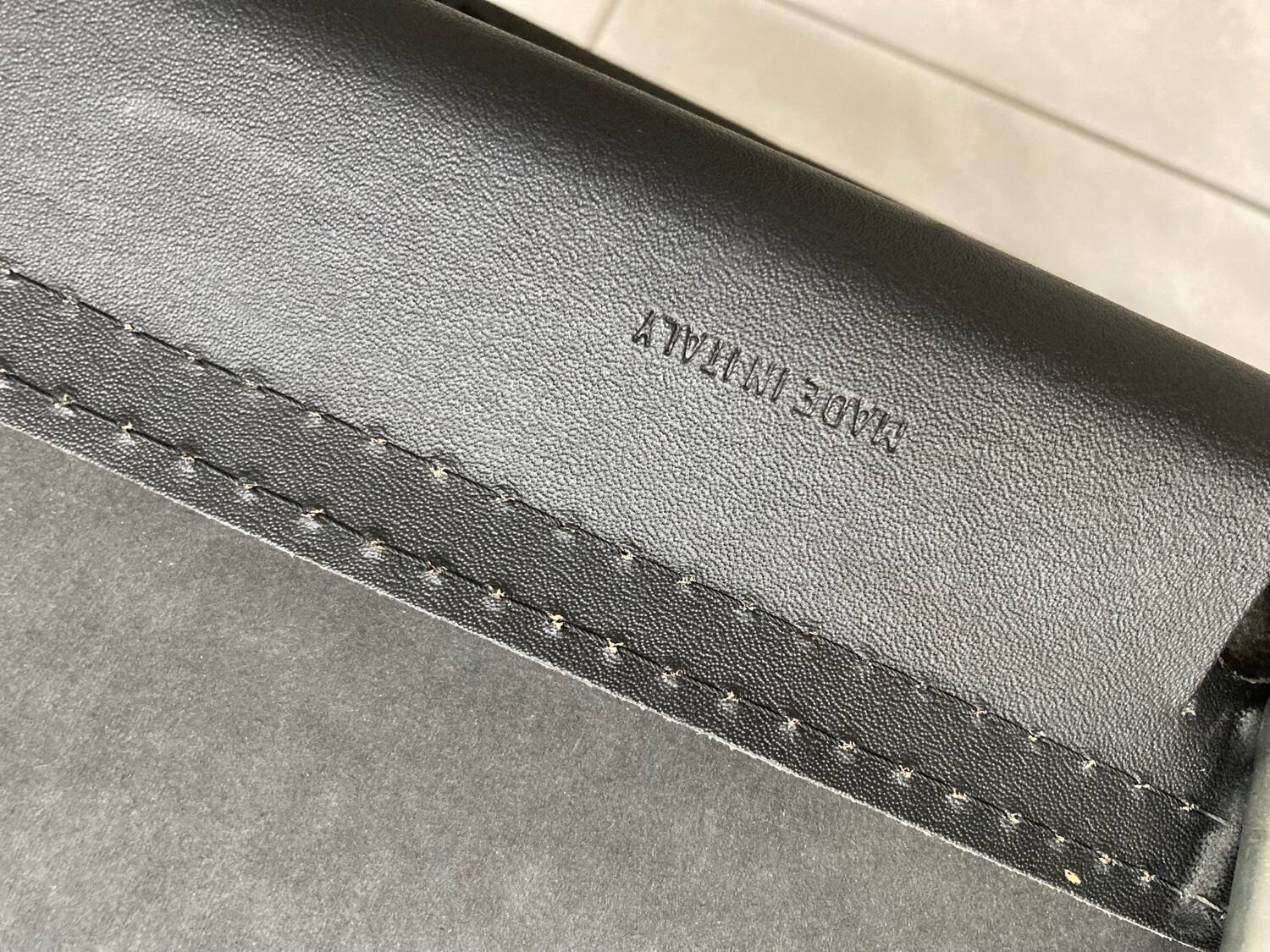 Chrome and black leather armchair type B34