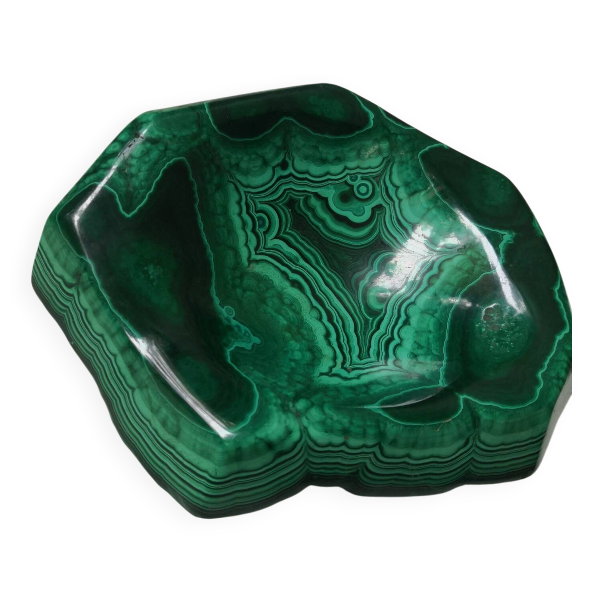Malachite tray