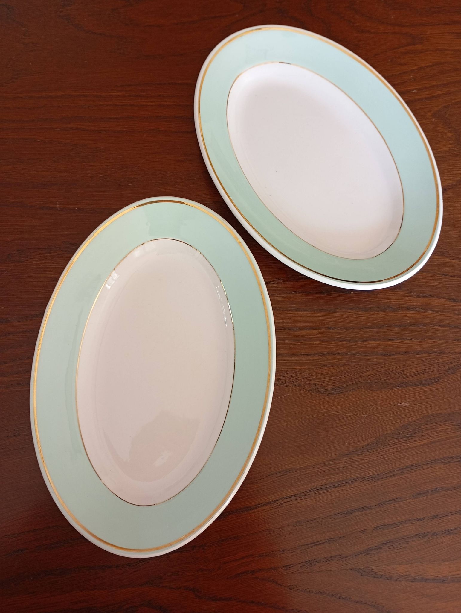 Plat ovale et raviers "Meudon" K&G Lunéville