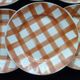 Set of 6 flat plates Badonviller Decoration yellow tiles