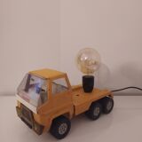 Sanson vintage metal truck toy lamp