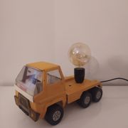 Lampe jouet camion Sanson vintage en métal