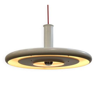 White XL Fog & Morup Optima Pendant Lamp: Hans Due Design, Denmark 1970s