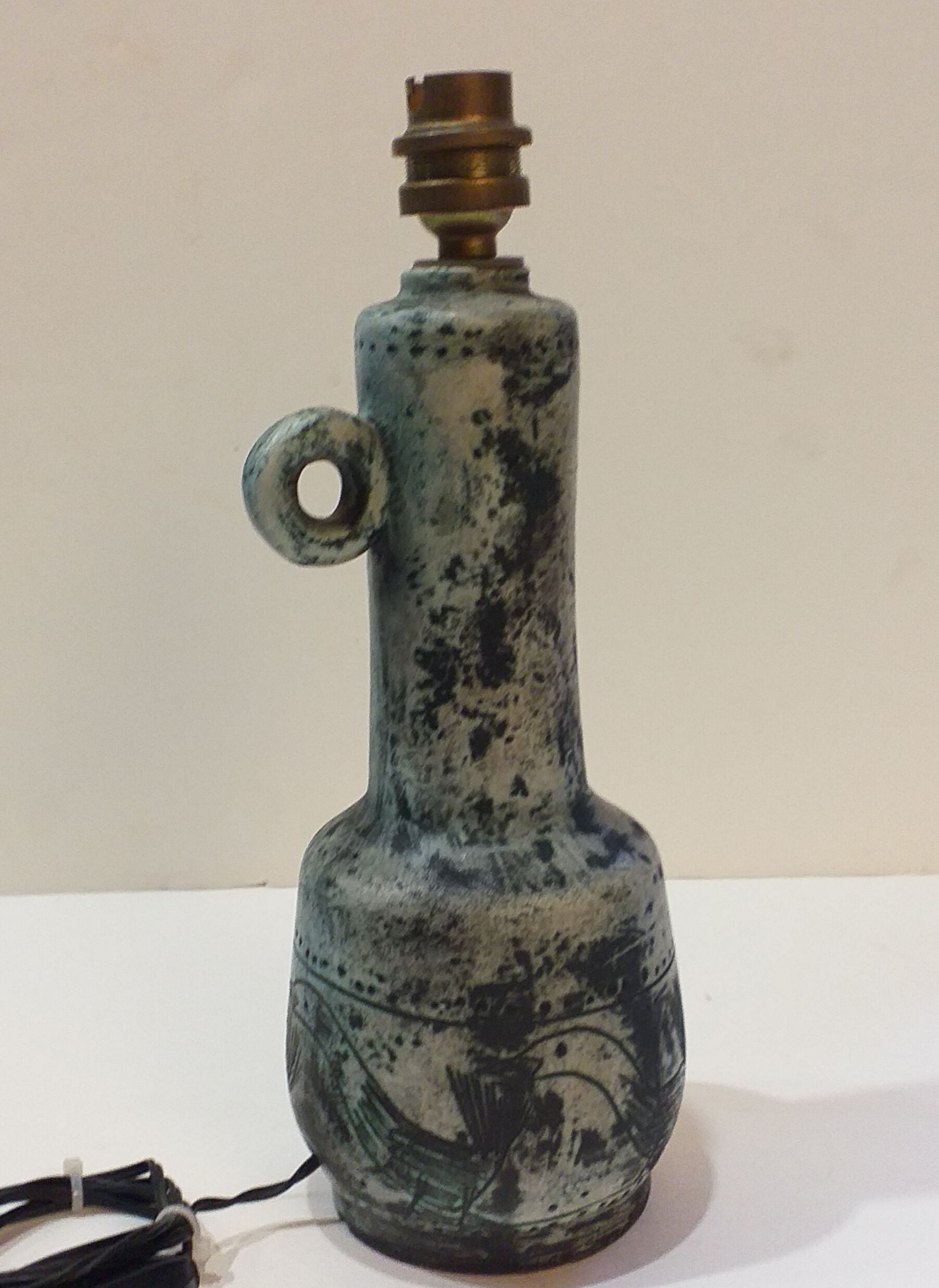 Lamp Jacques Blin ceramic