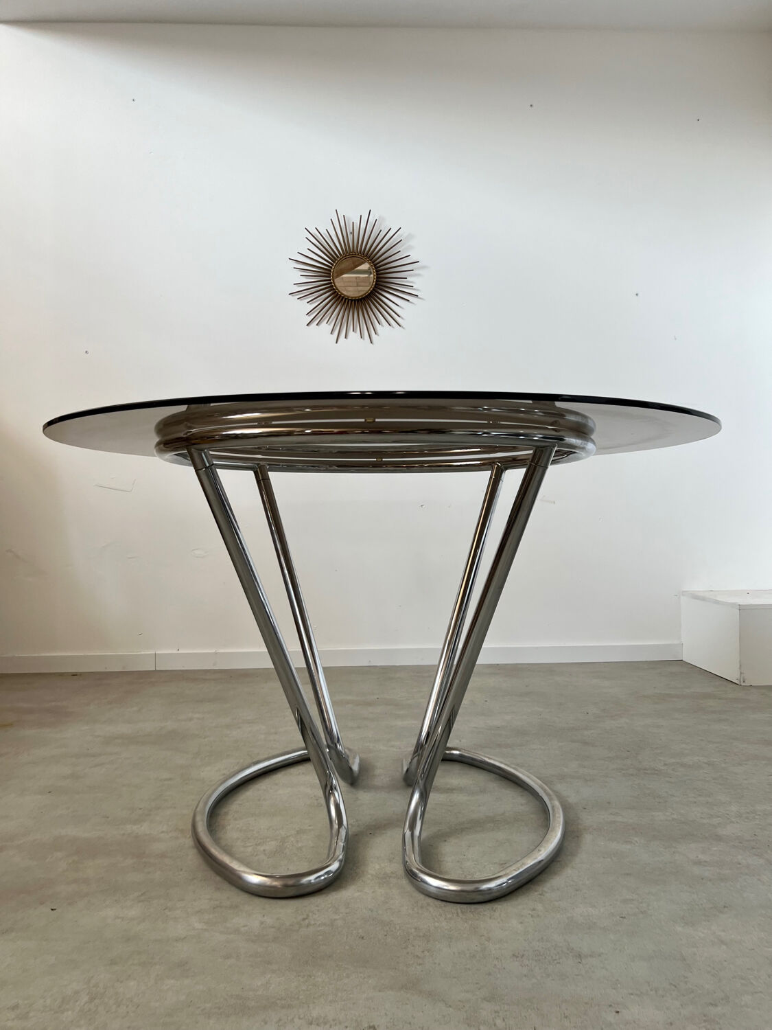 Table et 6 chaises pliante Luisa vintage design italien Marcelo Cuneo
