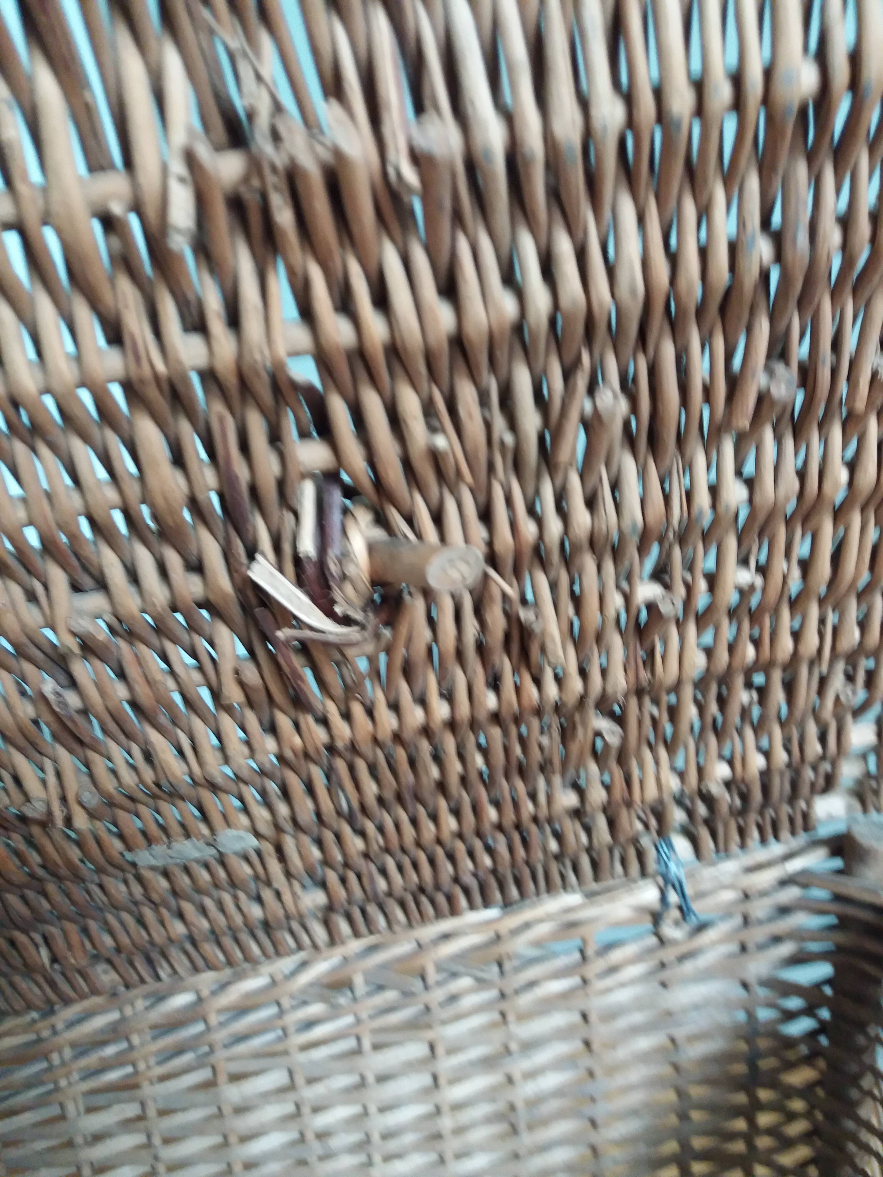 wicker box basket