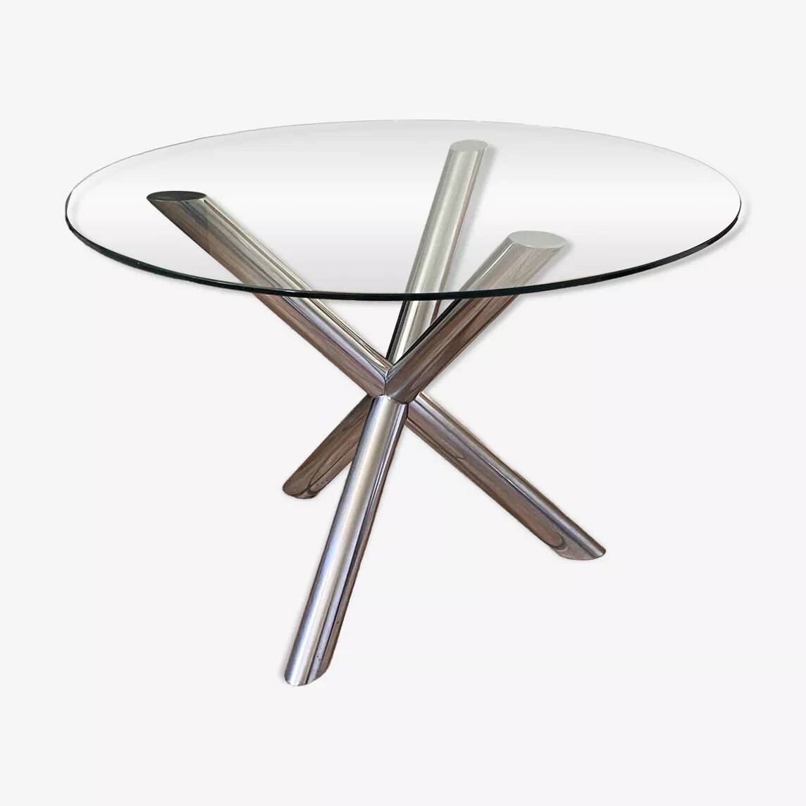 Table Renato Zevi for Roche Bobois. 1970. Diameter 110cm.