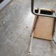 Petite chaise ecole 1950s tubee formica jaune