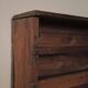 Antique solid wood wall shelf, France, 19th century