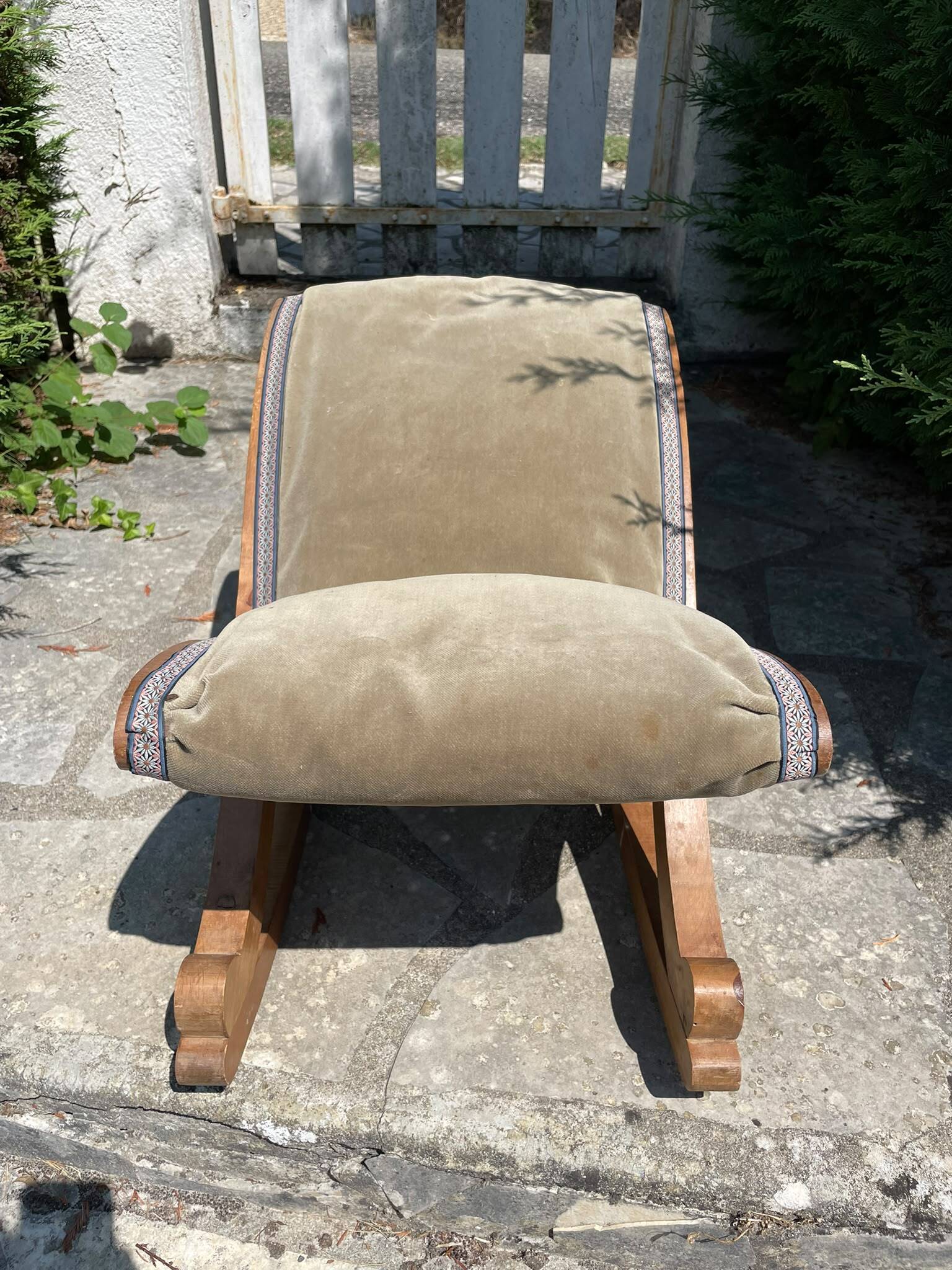 Repose-pied à bascule vintage