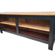 Enfilade • Comptoir de service bicolore noir • miel