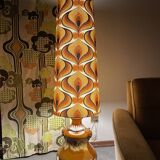 Abat-jour tissu vintage au motif Goutty
