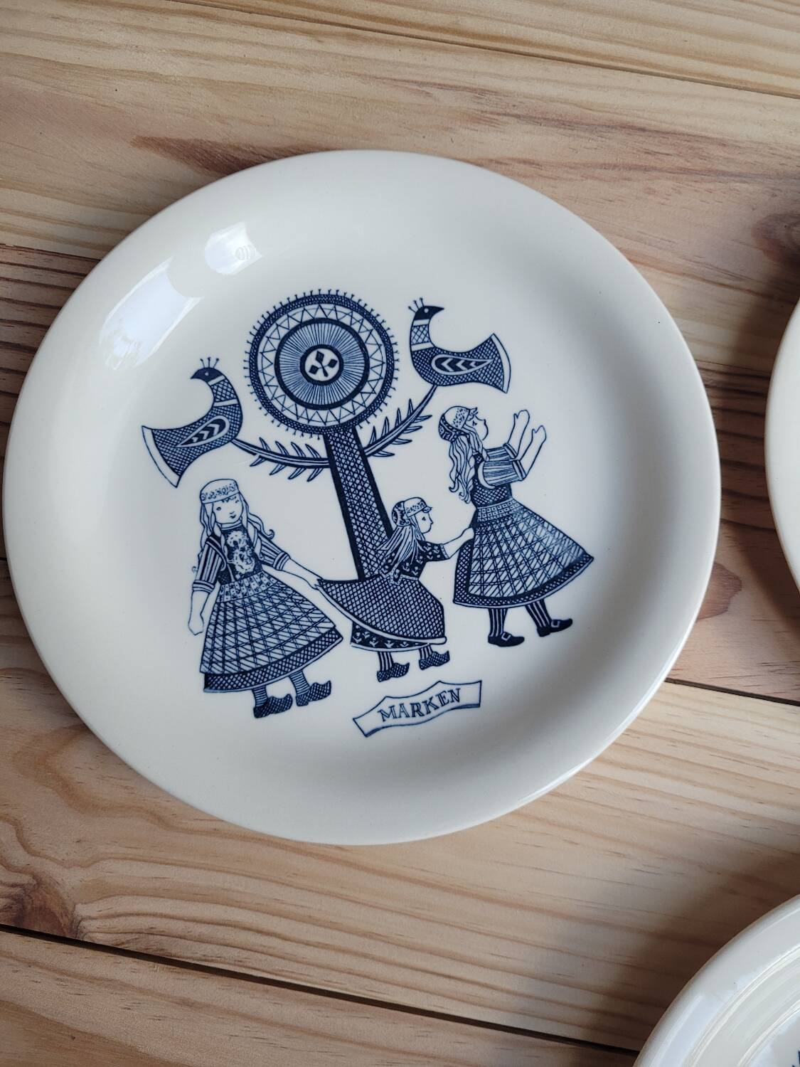 Set of 5 Royal Sphinx Maastricht dessert plates