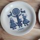 Set of 5 Royal Sphinx Maastricht dessert plates