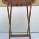 Paire de tables pliantes