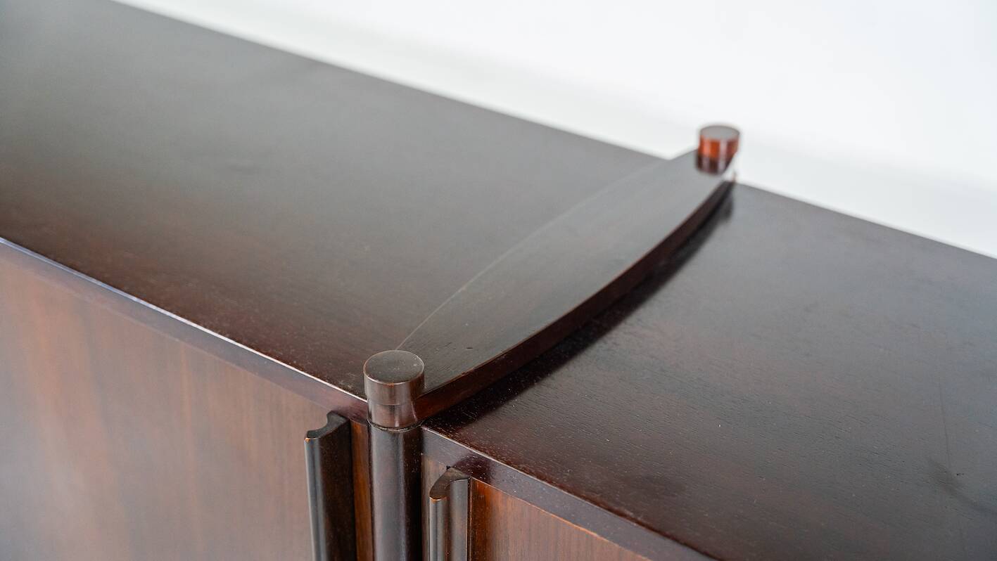 Mid-century modern wooden sideboard by Fukuoh Hirozi for Gavina, 1960s