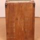 Burmese teak wall display case with original polychrome patina