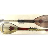 Piero Fornasetti, mandolins cigars Box, Milan Italy, ca. 1960s