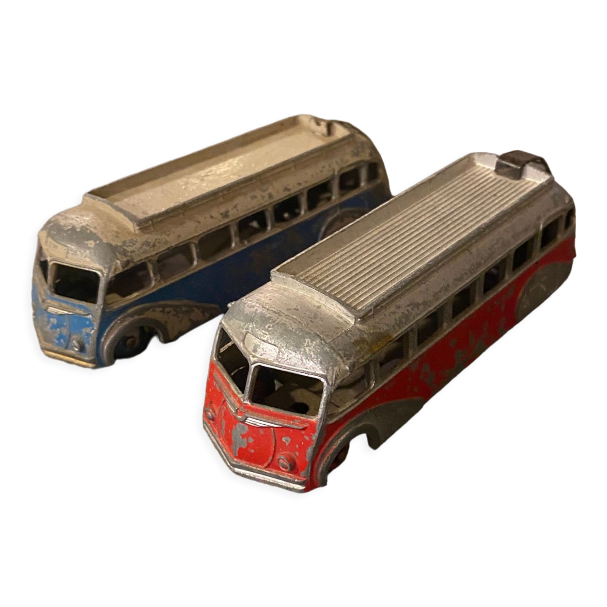 Red and blue Isobloc Cars Dinky Toys
