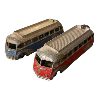 Red and blue Isobloc Cars Dinky Toys