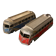 Red and blue Isobloc Cars Dinky Toys