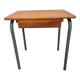 MATCO Paris Vintage School Desk with Drawer – 54 x 54 x 40 cm