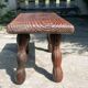 Tabouret bois vintage