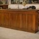Grocer's counter / workshop furniture in solid oak from the 1920s