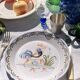 Assiette murale Nevers oiseau