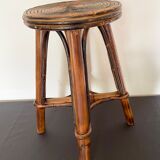 Smoked bamboo stool