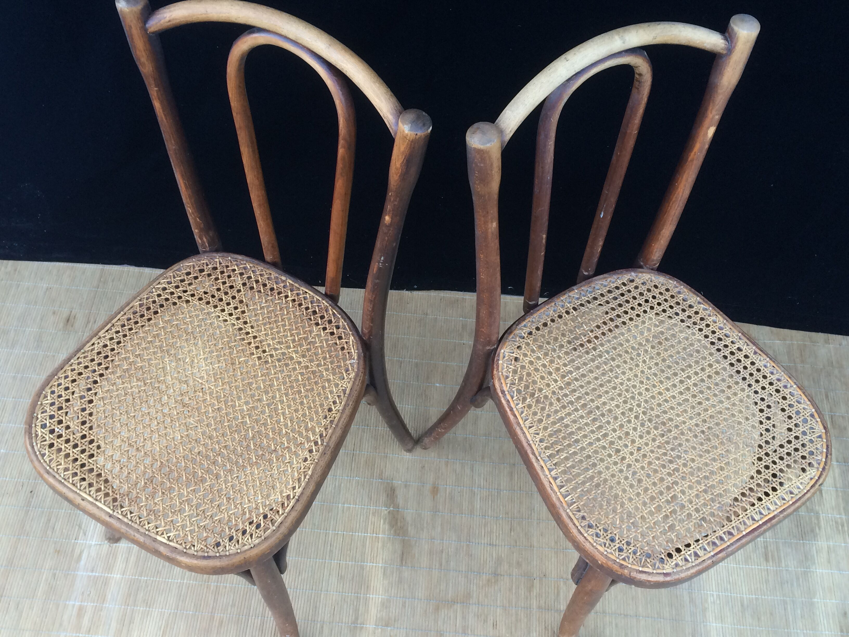 Thonet bistro chairs