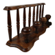 Wooden wall hook with hat shelf