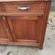 Low Parisian wooden sideboard 2 doors 2 drawers