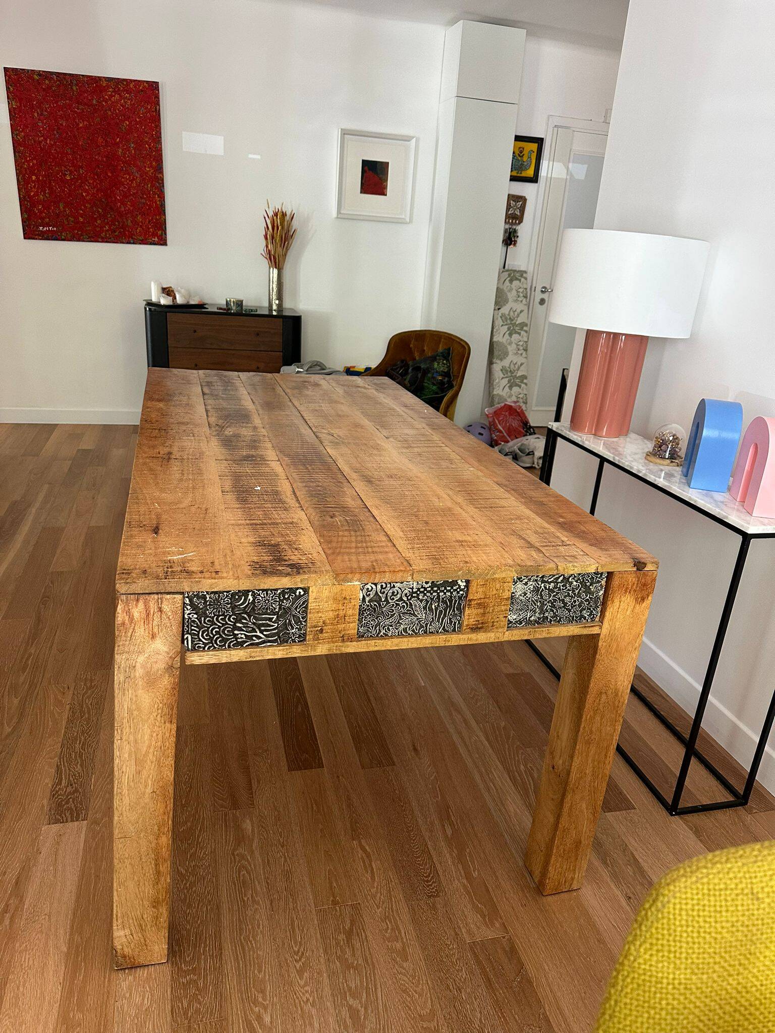 Designer wooden dining table