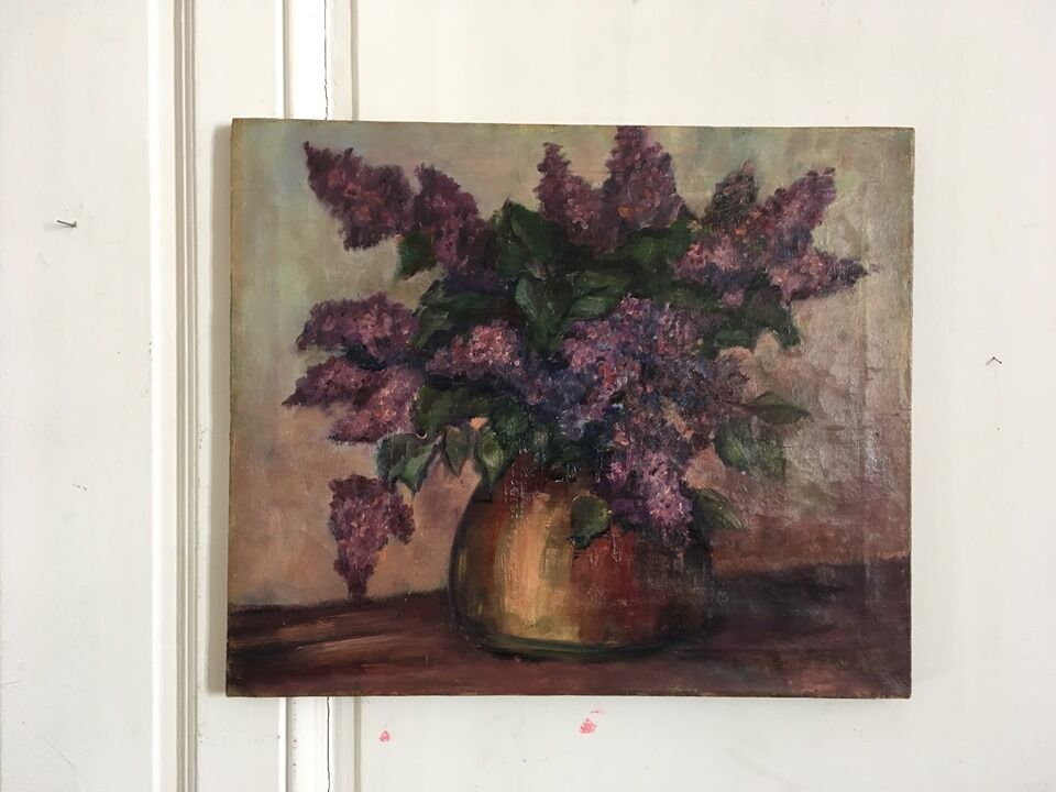 Painting oil XIX ieme