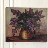 Painting oil XIX ieme